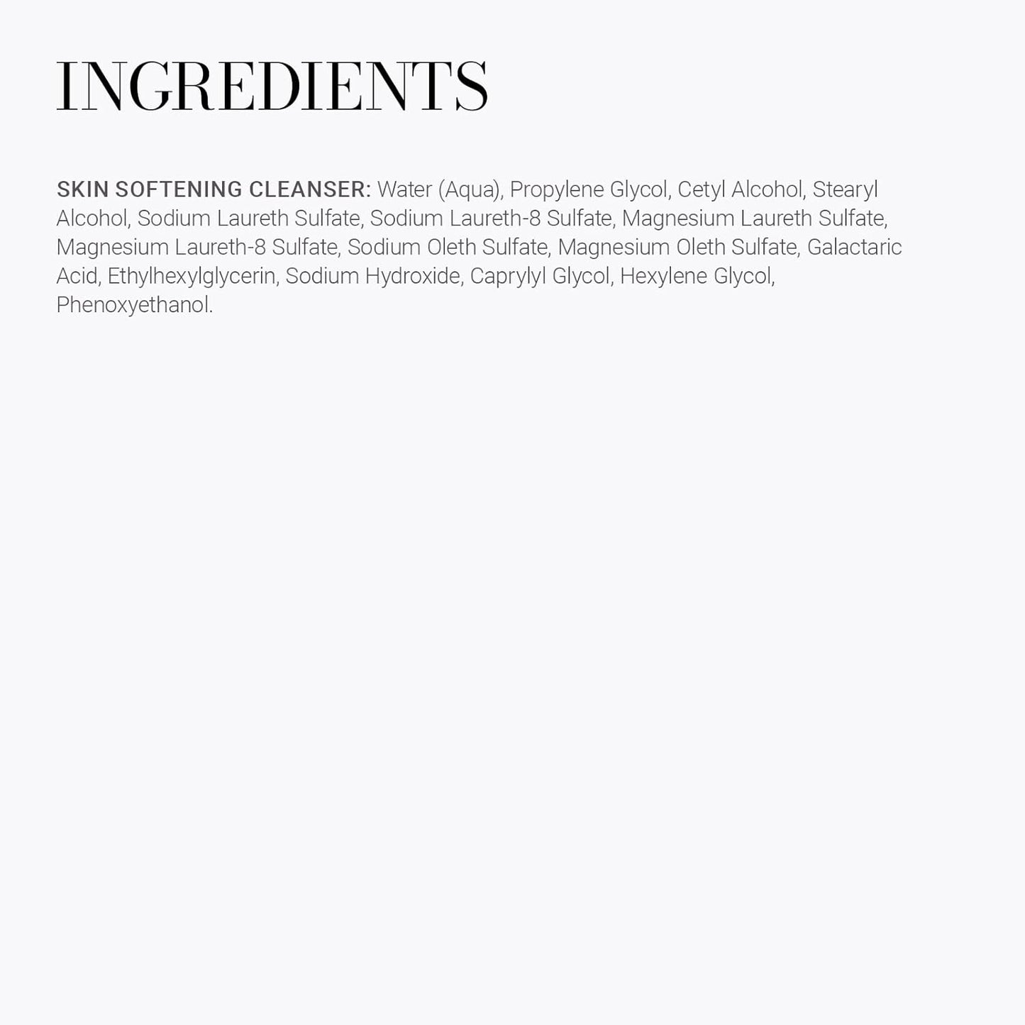 Meaningful Beauty Skin Softening Cleanser (Non-Foaming, Oil Free, Fragrance Free Wash), 6 Fl Oz