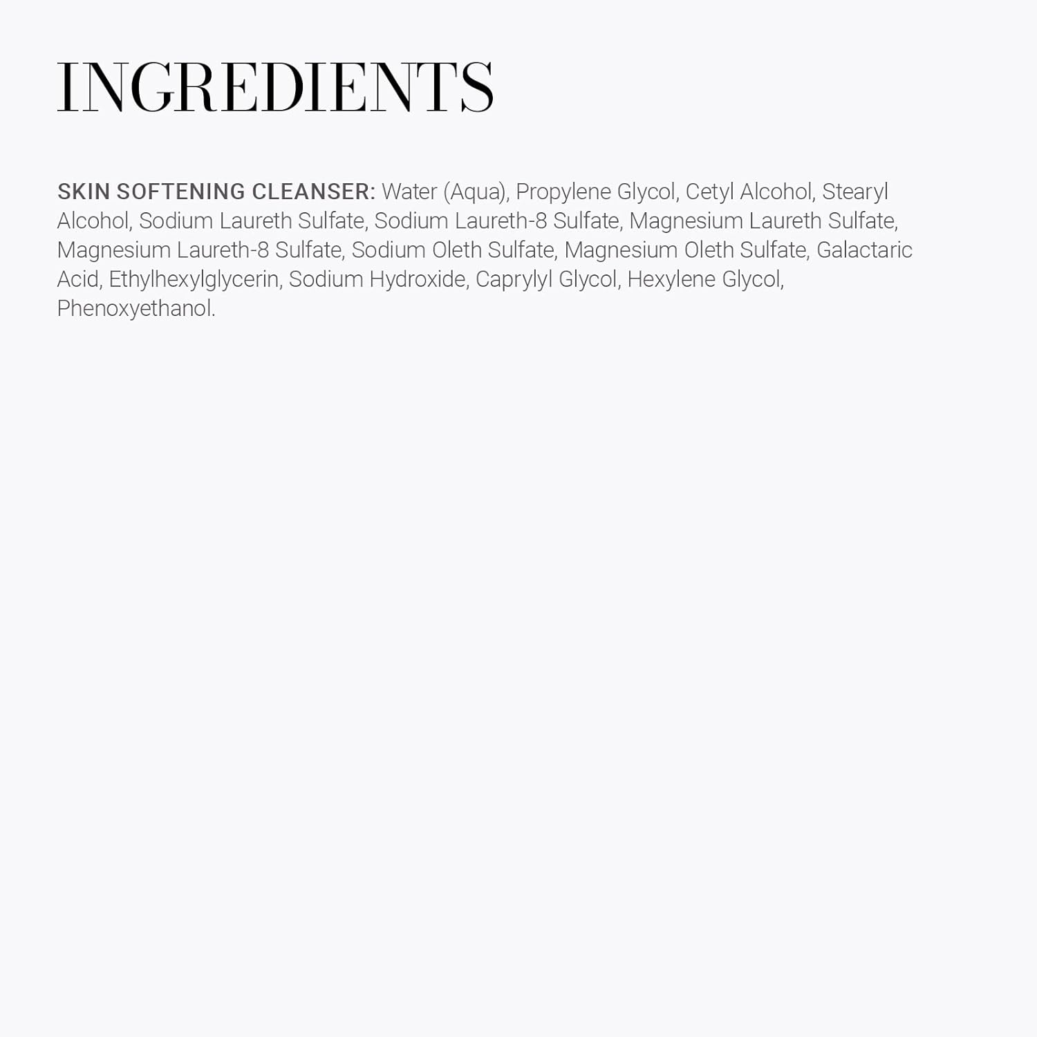 Meaningful Beauty Skin Softening Cleanser (Non-Foaming, Oil Free, Fragrance Free Wash), 6 Fl Oz