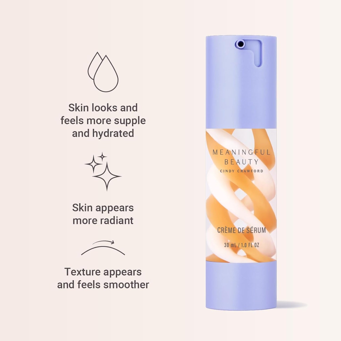 Meaningful Beauty Crème de Serum Melon Extract Nighttime Moisturizer