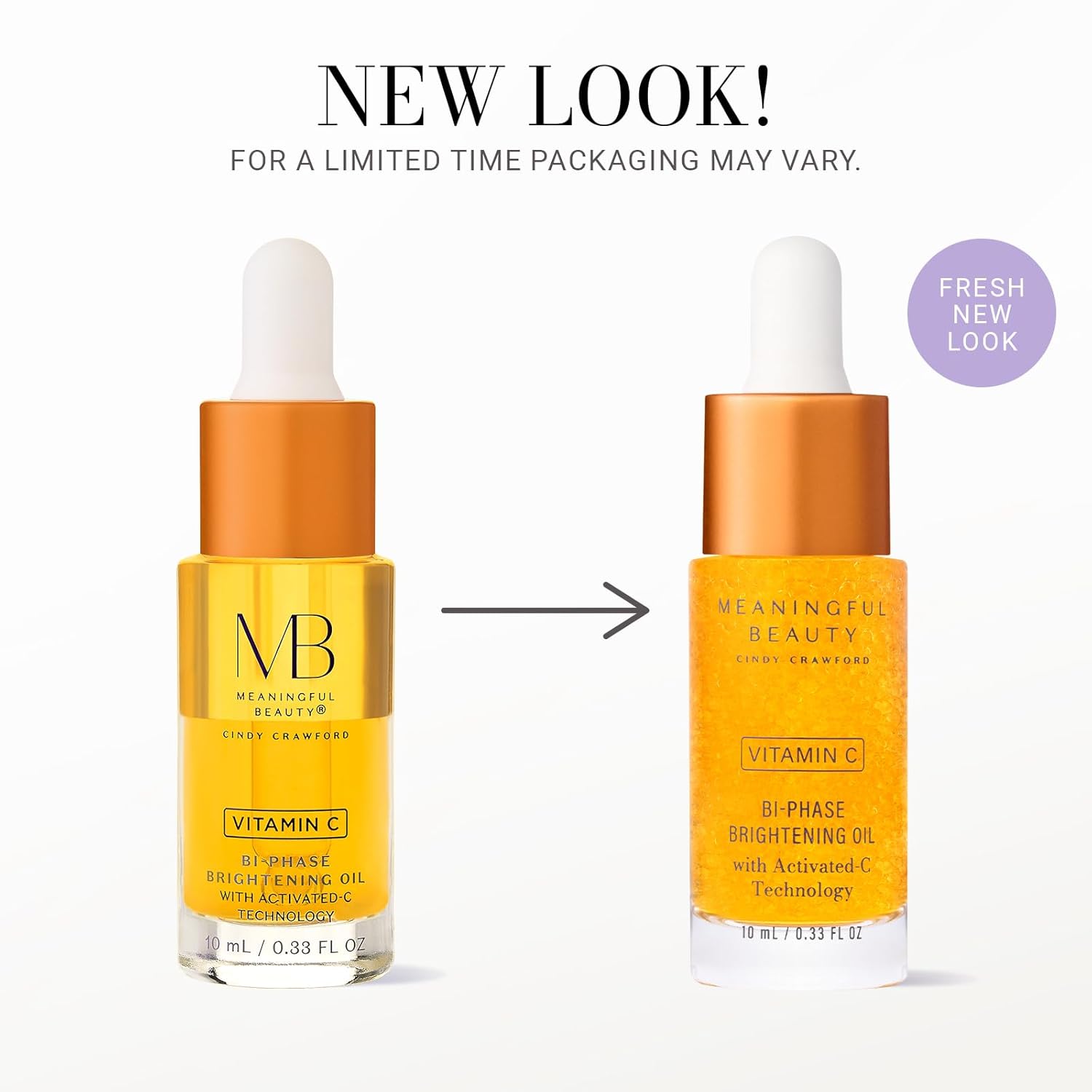 Meaningful Beauty Vitamin C Bi-Phase Brightening Oil with Activated C Technology