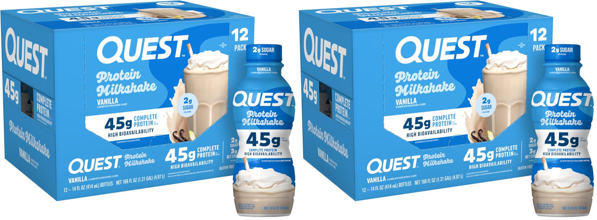 Quest Nutrition Salted Caramel Protein Shake, 45g Protein, 12 Count