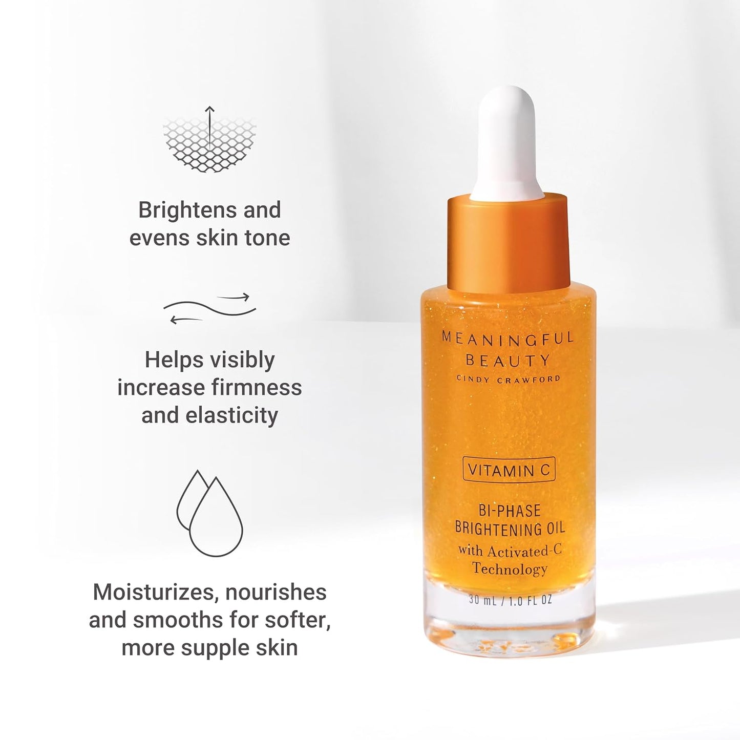 Meaningful Beauty Vitamin C Bi-Phase Brightening Oil with Activated C Technology