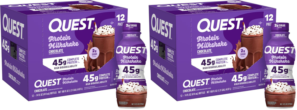 Quest Nutrition Salted Caramel Protein Shake, 45g Protein, 12 Count