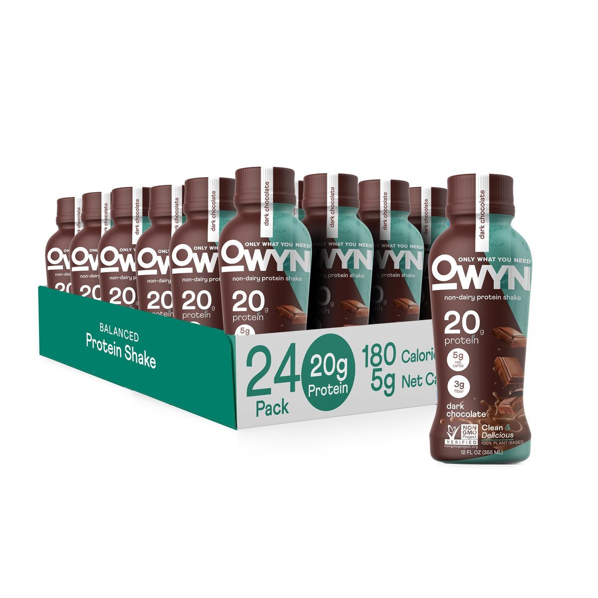 OWYN Only What You Need 20g Protein Shake Variety Pack, Dairy Free, 12 Ct